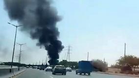 ستون‌های دود از اتوبان آزادگان بلند شد | راز حادثه در اتوبان تهران | 16 مرداد 1404