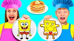 چالش غذای خنده دار تنفگ شکلاتی | چالش خوراکی سه نفره بانوان سرگرمی