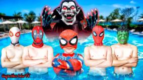 کارتون نبرد مرد عنکبوتی و اسپایدرمن | spiderman | دزدی گوشی زن عنکبوتی!