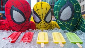 کارتون نبرد مرد عنکبوتی و اسپایدرمن | spiderman | مرد عنکبوتی و برنامه آشپزی!