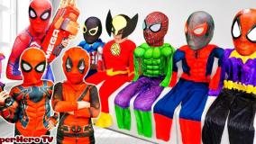 کارتون نبرد مرد عنکبوتی و اسپایدرمن | spiderman | نبرد با کودک عنکبوتی!