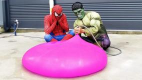 کارتون نبرد مرد عنکبوتی و اسپایدرمن | spiderman | نجات گروگان!