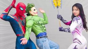 نبرد مرد عنکبوتی و اسپایدرمن | spiderman | مرد عنکبوتی و دزد بدجنس!