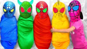 کارتون نبرد مرد عنکبوتی و اسپایدرمن | spiderman | مرد عنکبوتی و نجات مرد کیف به دست!