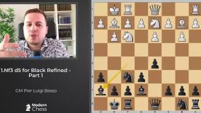 ۱Nf3 d5 – مجموعه سطح بالا برای سیاه پارت اول