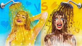 چالش غذای خنده دار چالش انوع پاستا | چالش خوراکی دو نفره بانوان سرگرمی