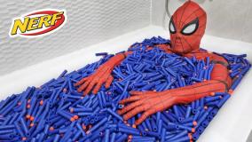 کارتون نبرد مرد عنکبوتی و اسپایدرمن | spiderman | نبرد جدید در شب!
