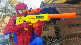 کارتون نبرد مرد عنکبوتی و اسپایدرمن | spiderman | مرد عنکبوتی و تمرینات نجات!