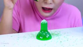 چالش غذای خنده دار دونا خوراکی شیشه شیر | چالش خوراکی دو نفره بانوان سرگرمی