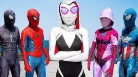 کارتون نبرد مرد عنکبوتی و اسپایدرمن | spiderman | روتین زندگی مردعنکبوتی!