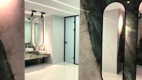 اجرای درب شیشه ای اکسیدال مدل فریم لس در بیمارستان آتیه 2