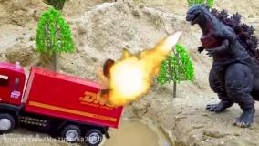 کارتون ماشین بازی بیبو جدید ماشین آتشنشانی و اژدها | انیمیشن ماشین بازی رنگی