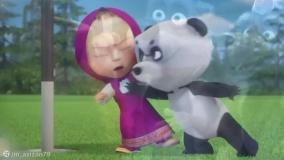 انیمیشن ماشا و خرس- کارت قرمز ماشا در بازی فوتبال- کارتون ماشا و میشا