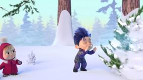 ماشا و خرس  داستان جدید فوریه (قسمت 28) ماشا و میشا در برف زمستانی