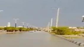 آبگرفتگی معابر بستک هرمزگان در دل تابستان | 18 مرداد 1404