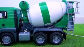 کارتون ماشین بازی بیبو جدید کامیون سیمان و کارواش | انیمیشن ماشین بازی رنگی