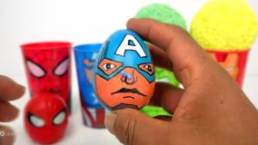 چالش اسمر ابرقهرمانان / خمیربازی کودکان / کودک سرگرمی / خمیر بازی مردعنکبوتی