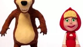 فیلم خمیر بازی کودکان - ماشا و خرس - خمیربازی