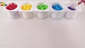 اسلایم خمیری با داستان - رنگ رژ لب - خمیر بازی کودکان - اسلایم برشی