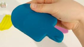 خمیر بازی کودکان - درست کردن بستنی