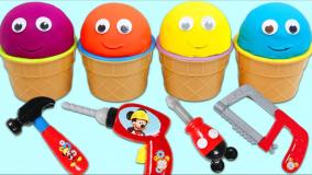 خمیر بازی کودکان - خمیر بازی 4 رنگی فنجانی