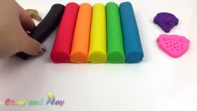 خمیر بازی کودکان - آموزش رنگ ها با 8 رنگ خمیری