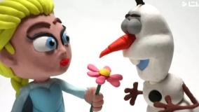 فیلم خمیر بازی کودکان - السا و اولاف - خمیربازی جدید