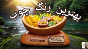 رنگ چوب لمبه یا ترموود؟ راهنمای کامل استفاده از رنگ وودگارد WOOD.guard برای محافظت از ترمووود