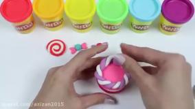 خمیر بازی کودکان -- بازی با خمیر -- خمیر بازی