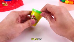 خمیربازی _ آموزش خمیر بازی کودکان _ ساخت شکلات های رنگی