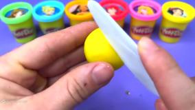 آموزش خمیربازی برای کودکان نوپا " خمیر های رنگی " آموزش ساخت بستنی