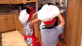 دیانا و روما  -  کیک پختن دیانا و روما