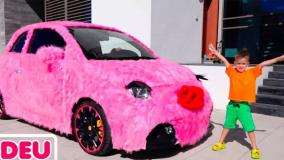 ولاد و نیکیتا~ولاد ونیکی~ولاد و چالش ماشین عروس ~کودک ولادو نیکی~ولاد نیکی جدید