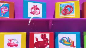 ناستیا - برنامه کودک -  بازی و چالش بادکنکی -  کارتون کودک نآستیآ