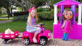 ماجراهای ناستیا و بابایی - قسمت 215 - خانه اسباب بازی و عروسک های جدید ناستیا