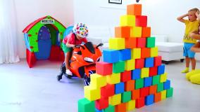 ولاد و نیکیتا~ولاد ونیکی~ولاد و چالش خانه بازی~کودک ولادو نیکی~ولاد نیکی جدید