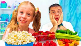 ناستیا و بابایی _ چالش های غذایی برای کودکان _ ناستیا شو