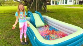 ناستیا بابایی جدید | کودک ناستیا شو | چالش سرگرمی کودکان