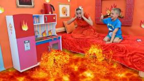 ولاد و نیکی طولانی-چالش سرد و گرم-کارتون ولاد ونیکی جدید -برنامه کودک ولادو نیکی