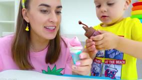 ولاد نیکی -برنامه کودک ولاد و نیکی مامان و کریس کارهای روزانه-کودک سرگرمی تفریحی