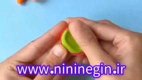 ساخت لاکپشت با خمیر