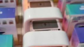 اسپیکربلوتوث دارای ساعت و شارژ وایرلس رقص نور حساس به صدا قیمت 700هزارتومان مدل XMG3