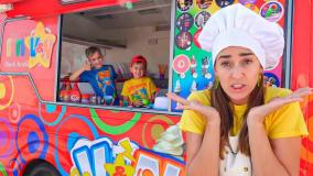 برنامه کودک ولاد و نیکی ، بستنی مامان ، بانوان سرگرمی کودک