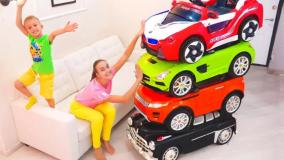 ولاد و نیکی - برنامه کودک - ماشین بازی ولاد و نیکیتا - کارتون کودک