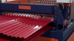 دستگاه تولید ورق ایرانیت شیروانی