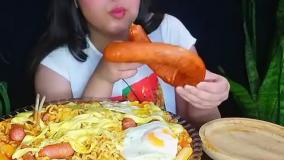 سارینا اسمر فود.موکبانگ ایرانی.چالش غذا خوری. چالش اسمر فود.