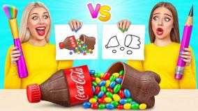 چالش غذایی طولانی - چالش خوراکی - چالش غذا خوردن - کلیپ خنده دار 123go