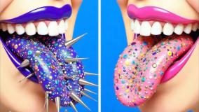 چالش غذا خوری اسمر/ چالش غذایی/ چالش خوراکی/ چالش دختر پسر/ بانوان و سرگرمی