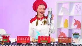 چالش غذا خوری اسمر | چالش غذایی طولانی | چالش خوراکی | سرگرمی بستنی مانستر