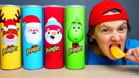 چالش چیپس خوردن - چالش غذایی جدید - چالش غذا خوری موکاچو - اسمرفود